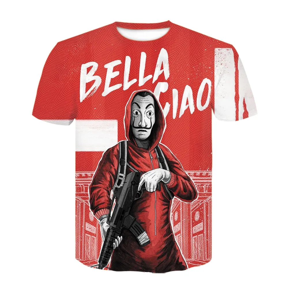 T-Shirts Money Heist (Variants Available)