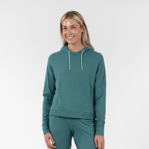 Tempo Performance Hoodie | Heather - Leaf Green/Bullfrog Green