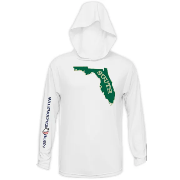 USF Green and Gold Long Sleeve UPF 50  Dry-Fit Hoodie