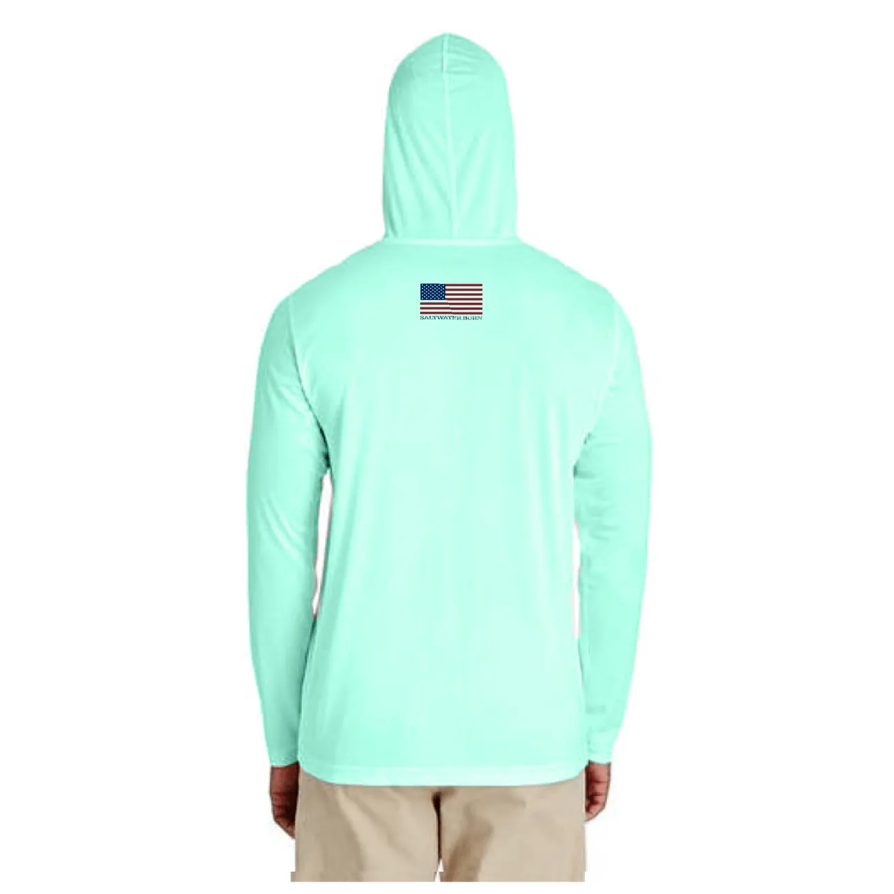 USF Green and Gold Long Sleeve UPF 50  Dry-Fit Hoodie