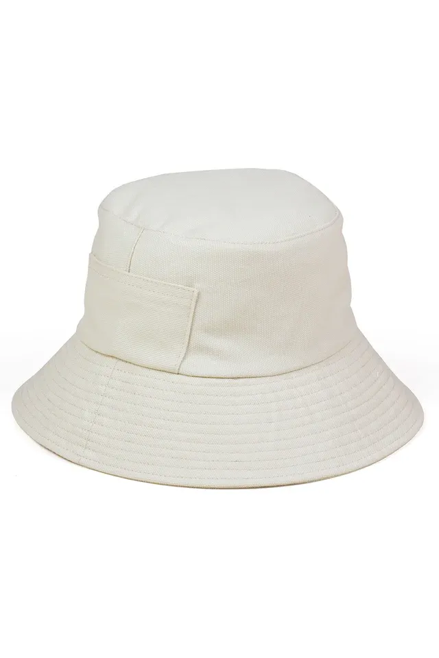 Wave Bucket Hat - Beige