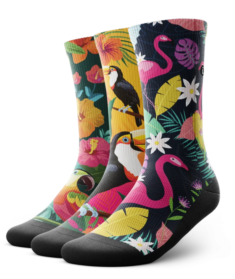 Winged Crew Socks 3-Pack