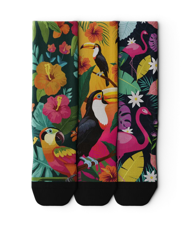 Winged Crew Socks 3-Pack