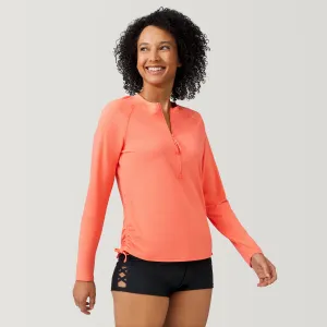 Women's SunFree Quarter Zip UPF Sunshirt