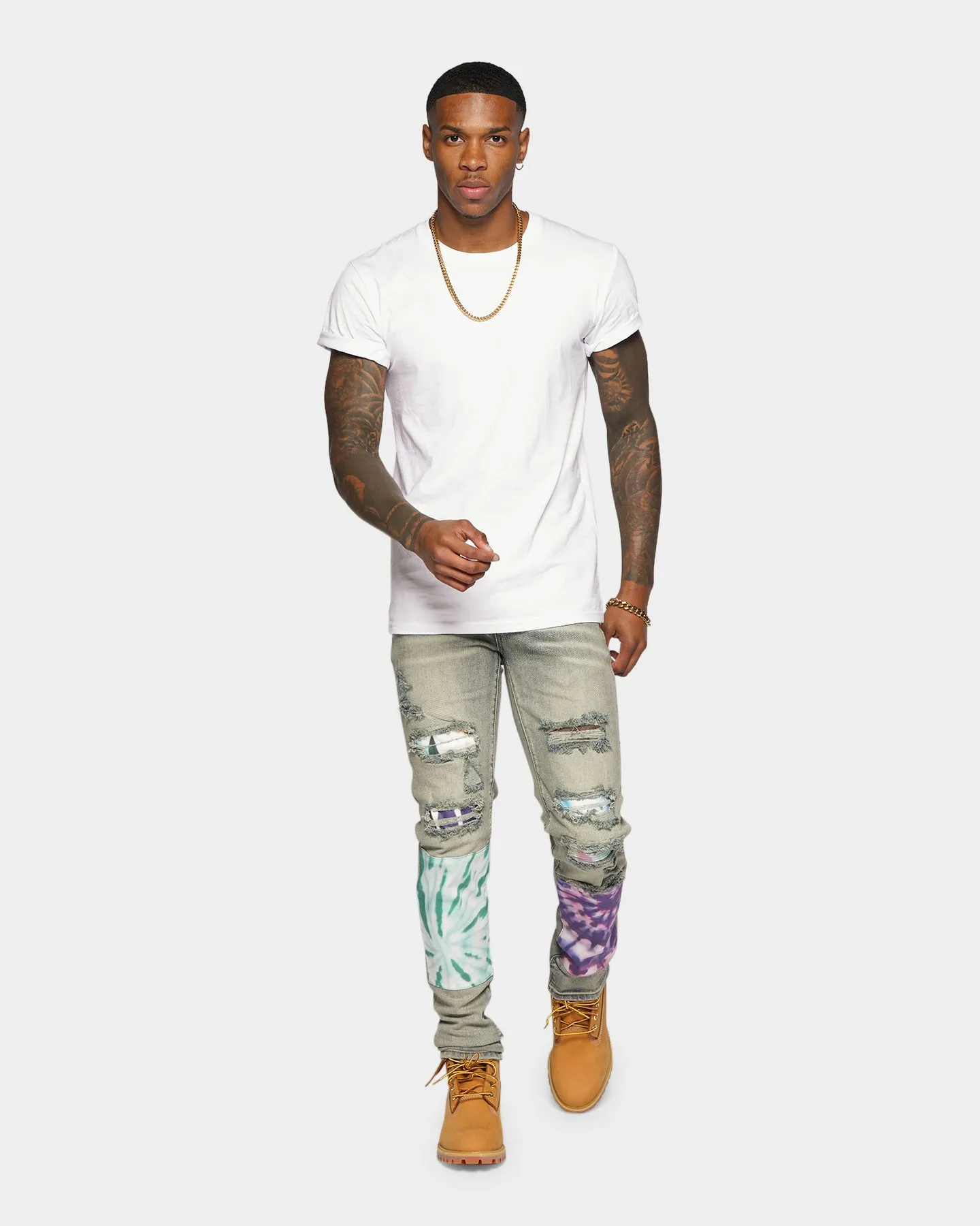 XXIII Nolen Tie Dye Jeans Blue