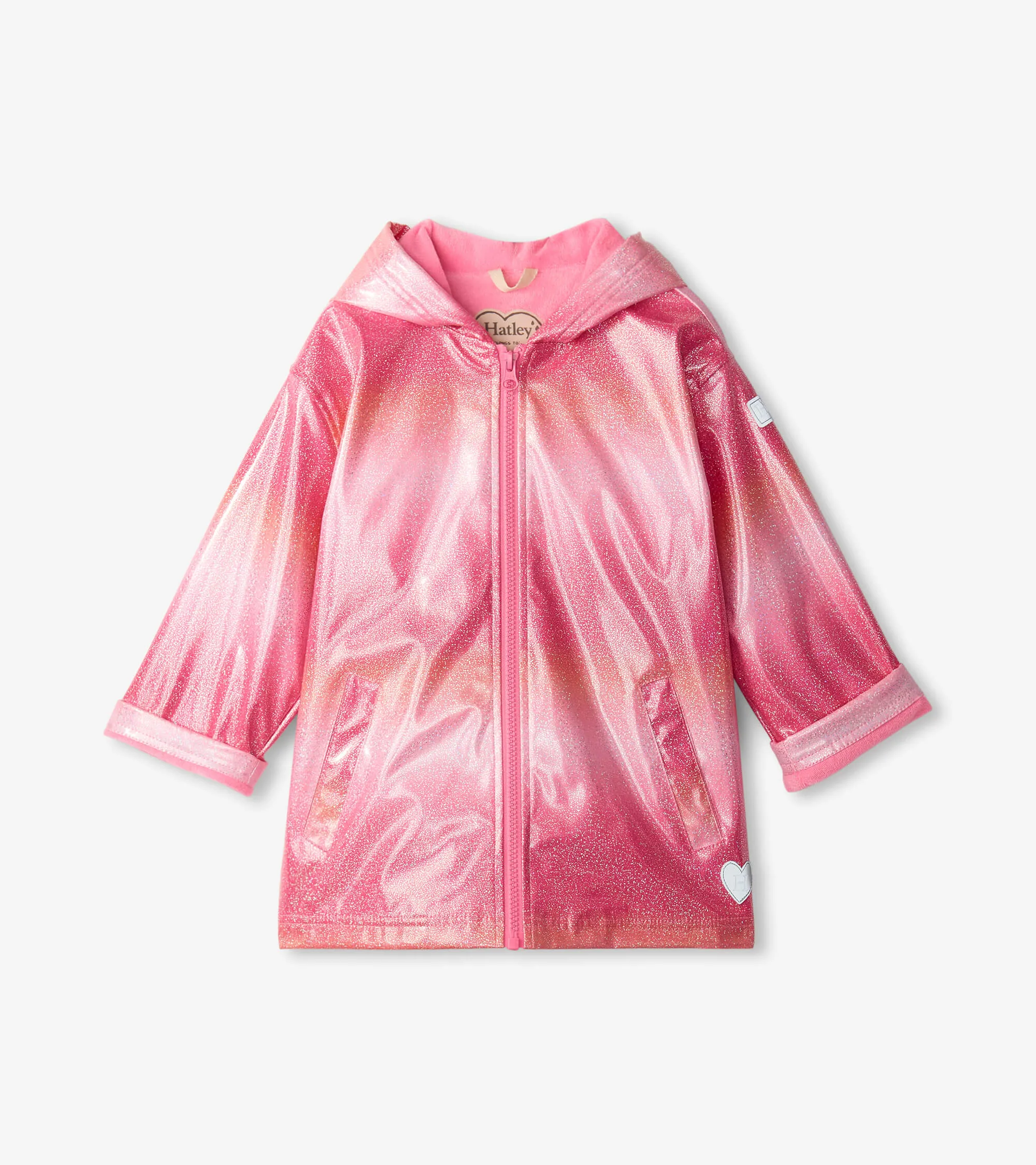 Zip Up Rain Jacket - Summer Stripe